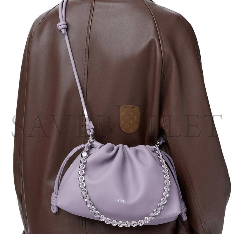 LOEWE MEDIUM FLAMENCO PURSE IN MELLOW NAPPA LAMBSKIN A411FCRX75 (30*20*10.5cm)